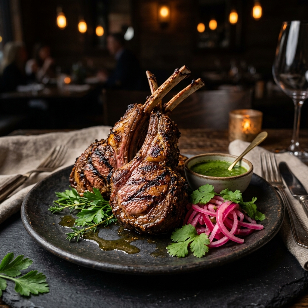 Spice-Crusted Lamb Chops